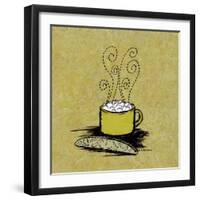 Coffee Art 4-Herb Dickinson-Framed Photographic Print