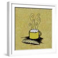 Coffee Art 4-Herb Dickinson-Framed Photographic Print