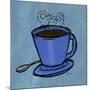 Coffee Art Blue-Herb Dickinson-Mounted Photographic Print