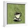 Coffee Art Green-Herb Dickinson-Framed Photographic Print