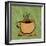 Coffee Art Green-Herb Dickinson-Framed Photographic Print