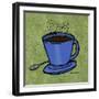 Coffee Art Green-Herb Dickinson-Framed Photographic Print