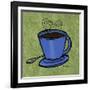 Coffee Art Green-Herb Dickinson-Framed Photographic Print