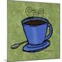 Coffee Art Green-Herb Dickinson-Mounted Photographic Print