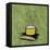 Coffee Art Green-Herb Dickinson-Framed Stretched Canvas