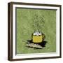 Coffee Art Green-Herb Dickinson-Framed Photographic Print