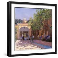 Coffee at Yazd-Bob Brown-Framed Giclee Print