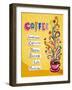 Coffee Background. Illustration Which May Be Used As Menu Cover Or Card-Anastasiya Zalevska-Framed Art Print