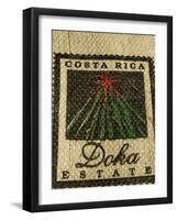 Coffee Bag from the Doka Estate, One of the Main Coffee Growers in Costa Rica, Central America-R H Productions-Framed Photographic Print