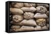 Coffee Bags. Monteverde. Costa Rica. Central America-Tom Norring-Framed Stretched Canvas