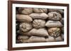 Coffee Bags. Monteverde. Costa Rica. Central America-Tom Norring-Framed Photographic Print