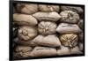 Coffee Bags. Monteverde. Costa Rica. Central America-Tom Norring-Framed Photographic Print