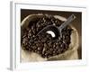 Coffee Beans in a Jute Sack-Jean-Michel Georges-Framed Photographic Print