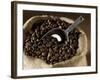 Coffee Beans in a Jute Sack-Jean-Michel Georges-Framed Photographic Print