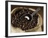 Coffee Beans in a Jute Sack-Jean-Michel Georges-Framed Photographic Print