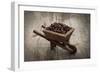 Coffee Beans In A Wheelbarrow-kbuntu-Framed Art Print