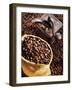 Coffee Beans in Sack and in Old Coffee Mill-Dieter Heinemann-Framed Photographic Print