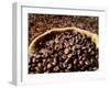 Coffee Beans, Some in a Sack-Dieter Heinemann-Framed Photographic Print