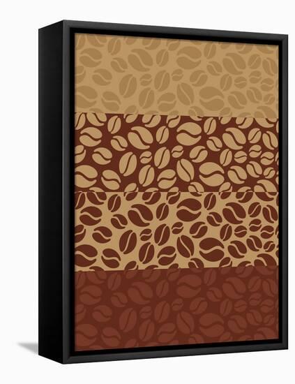 Coffee Beans-cienpies-Framed Stretched Canvas