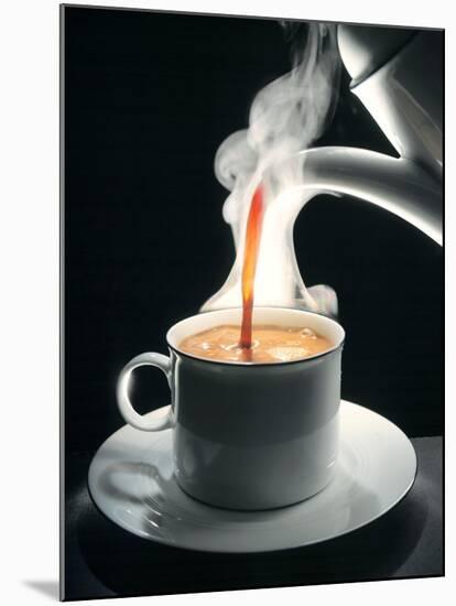 Coffee Being Poured into a Cup-J?rgen Klemme-Mounted Photographic Print