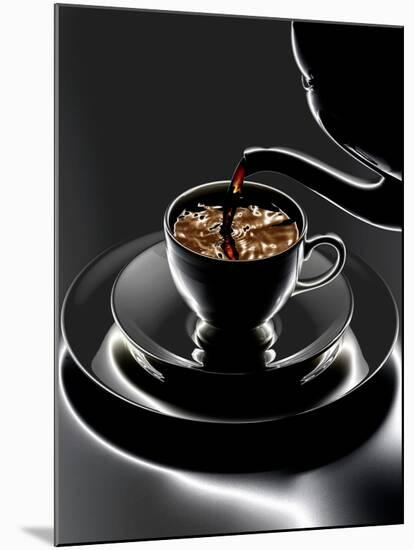 Coffee Being Poured-Hermann Mock-Mounted Photographic Print