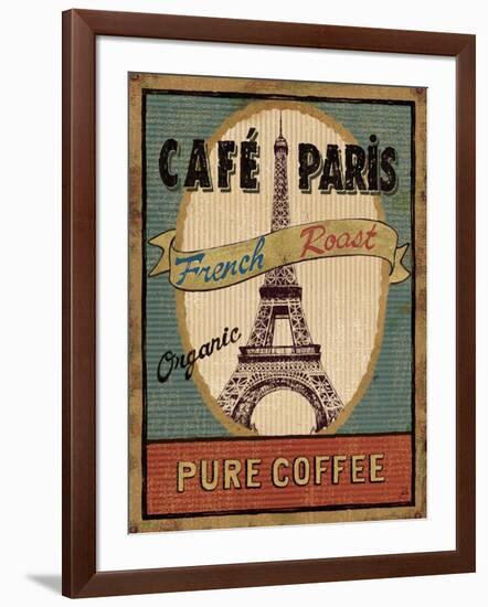 Coffee Blend Label II-Daphne Brissonnet-Framed Art Print