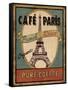 Coffee Blend Label II-Daphne Brissonnet-Framed Stretched Canvas