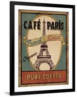 Coffee Blend Label II-Daphne Brissonnet-Framed Art Print