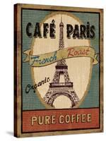 Coffee Blend Label II-Daphne Brissonnet-Stretched Canvas