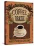 Coffee Blend Label IV-Daphne Brissonnet-Stretched Canvas