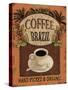 Coffee Blend Label IV-Daphne Brissonnet-Stretched Canvas