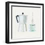 Coffee Break VII Tan-Kathleen Parr McKenna-Framed Art Print