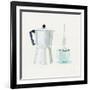 Coffee Break VII Tan-Kathleen Parr McKenna-Framed Art Print