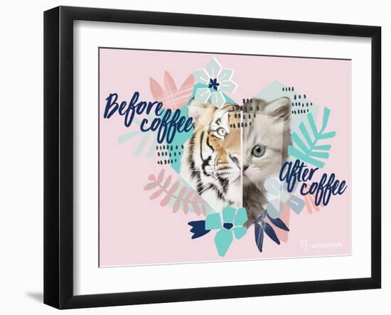 Coffee Cat-Rachael Hale-Framed Photo