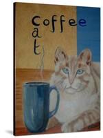 Coffee Cat-Ruth Palmer-Stretched Canvas