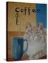 Coffee Cat-Ruth Palmer-Stretched Canvas