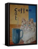 Coffee Cat-Ruth Palmer-Framed Stretched Canvas