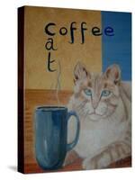 Coffee Cat-Ruth Palmer-Stretched Canvas