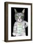 Coffee Cat-Sharyn Bursic-Framed Photographic Print