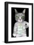 Coffee Cat-Sharyn Bursic-Framed Photographic Print