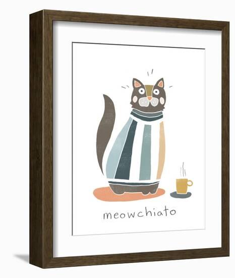 Coffee Cats I-June Vess-Framed Art Print