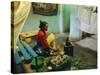 Coffee Ceremony, Abi-Adi, Ethiopia, Africa-J P De Manne-Stretched Canvas