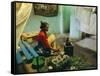 Coffee Ceremony, Abi-Adi, Ethiopia, Africa-J P De Manne-Framed Stretched Canvas