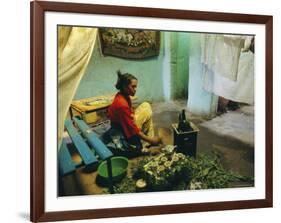 Coffee Ceremony, Abi-Adi, Ethiopia, Africa-J P De Manne-Framed Photographic Print