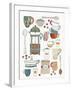 Coffee Chart II V2-Courtney Prahl-Framed Art Print