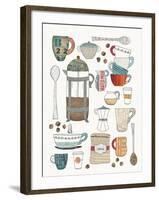 Coffee Chart II V2-Courtney Prahl-Framed Art Print