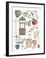 Coffee Chart II V2-Courtney Prahl-Framed Art Print