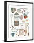 Coffee Chart II V2-Courtney Prahl-Framed Art Print