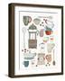 Coffee Chart II V2-Courtney Prahl-Framed Art Print