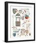 Coffee Chart II V2-Courtney Prahl-Framed Art Print